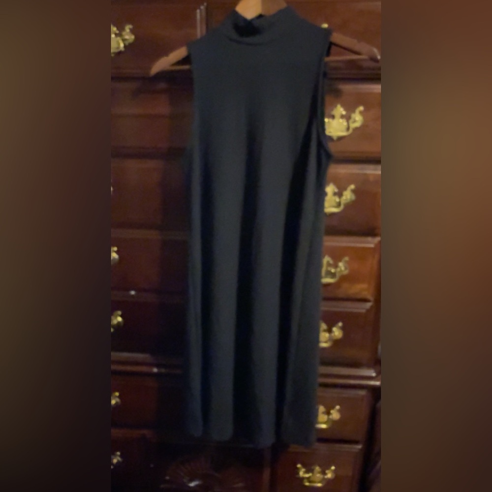 Time and Tru Black Knit dress